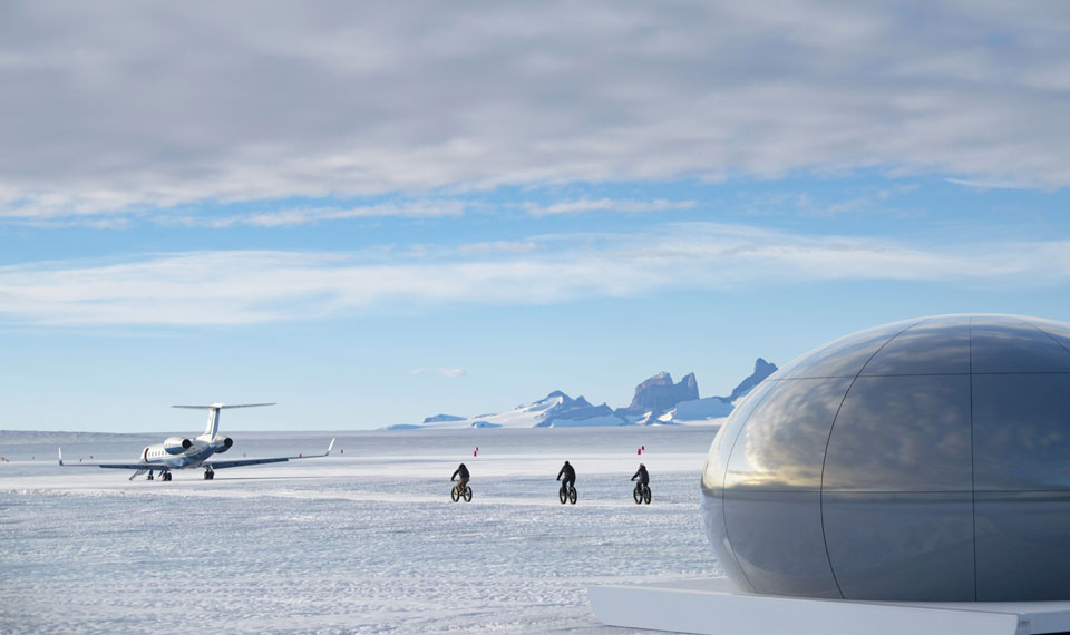 White Desert Echo Pod, Antarctica