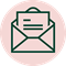 Envelope with letter icon