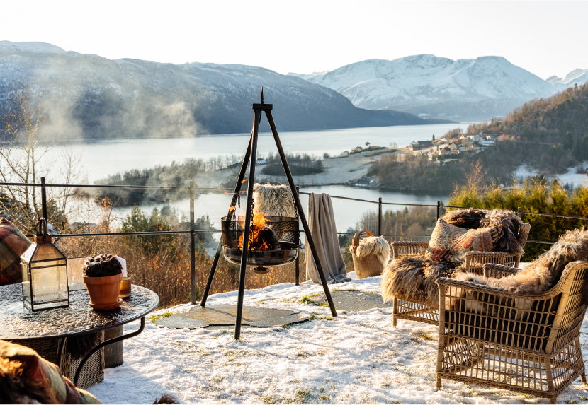 The fire pit at Storfjord (Photo: The Ingalls, 62°Nord)