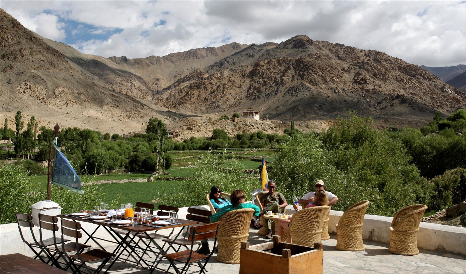Lunch at a Shakti Village House