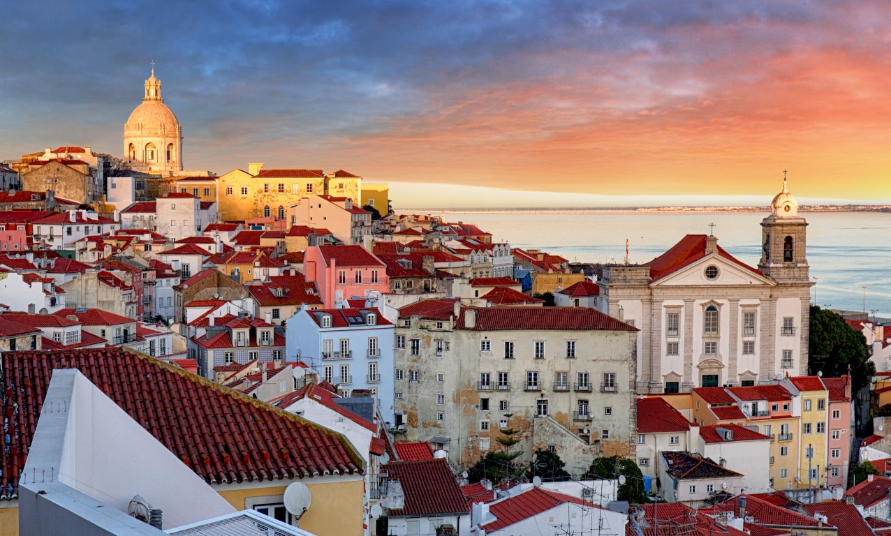 Lisbon at sunset