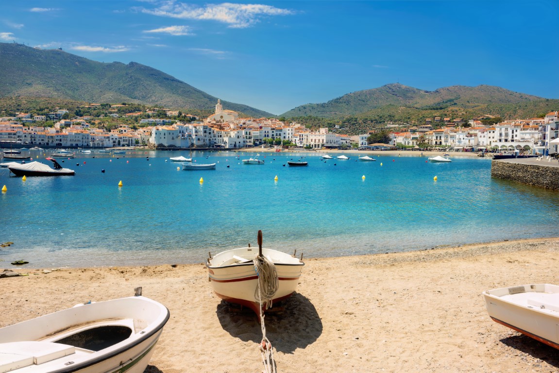 Blue skies and blue seas in Cadaques