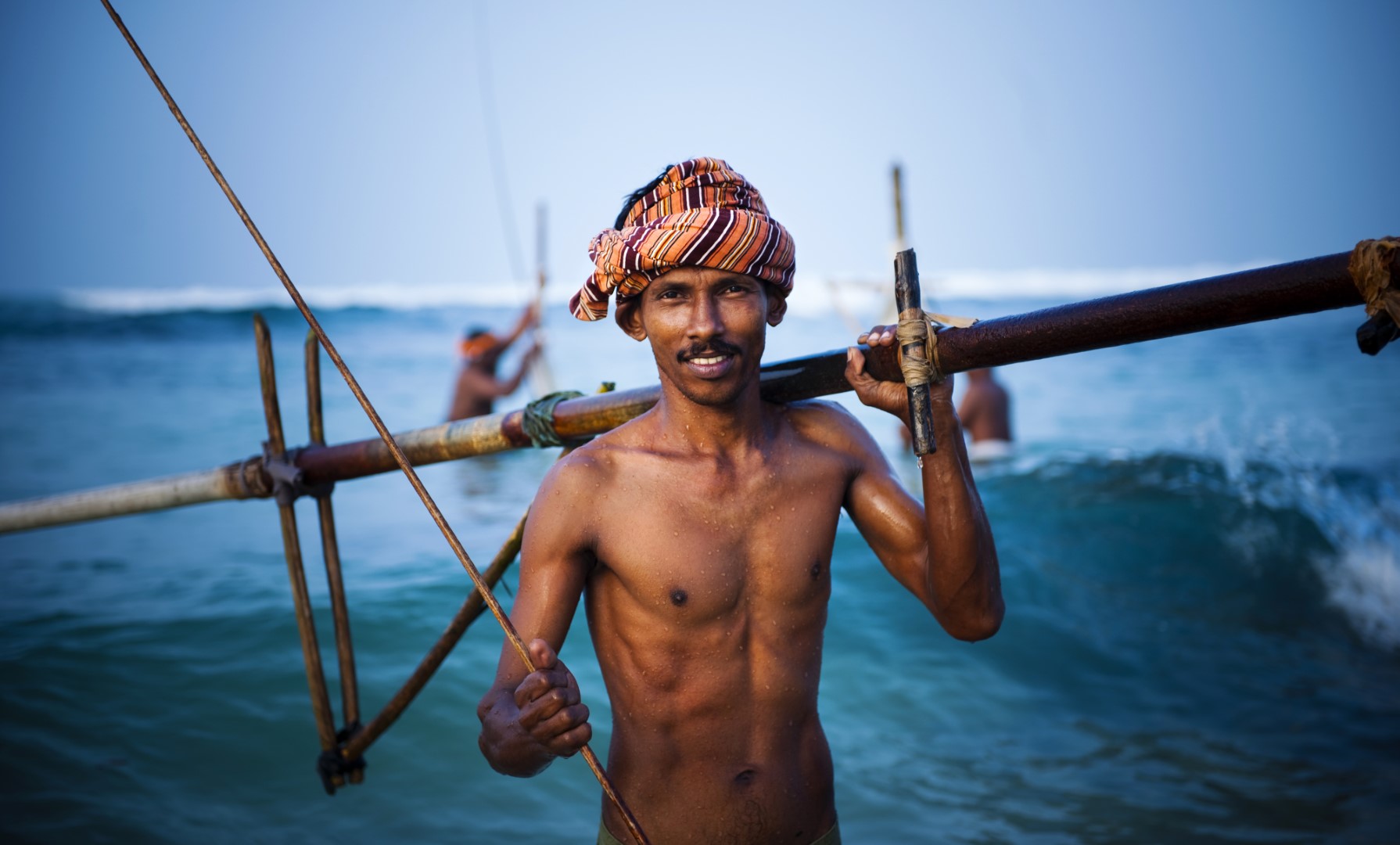 Fisherman in Sri Lanka