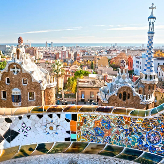 Barcelona rooftops