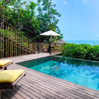 Pool at Six Senses Samui Thailand