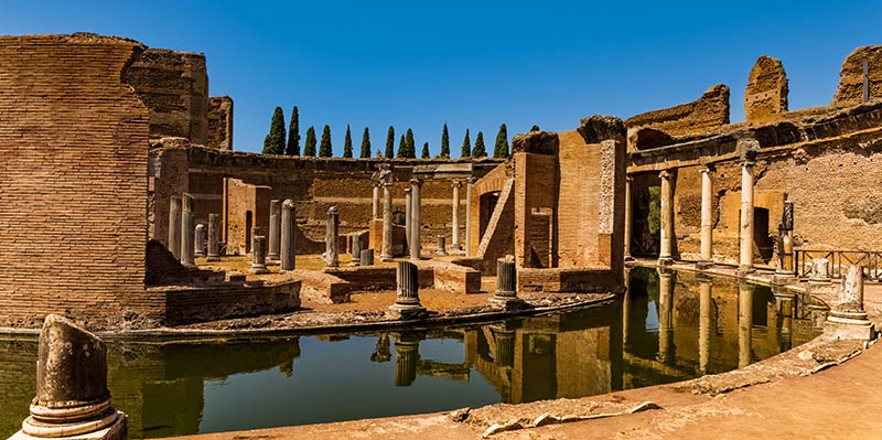 The ruins of Villa Adriana