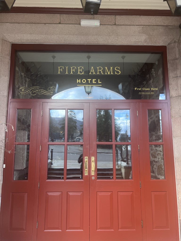 Fife Arms Hotel door
