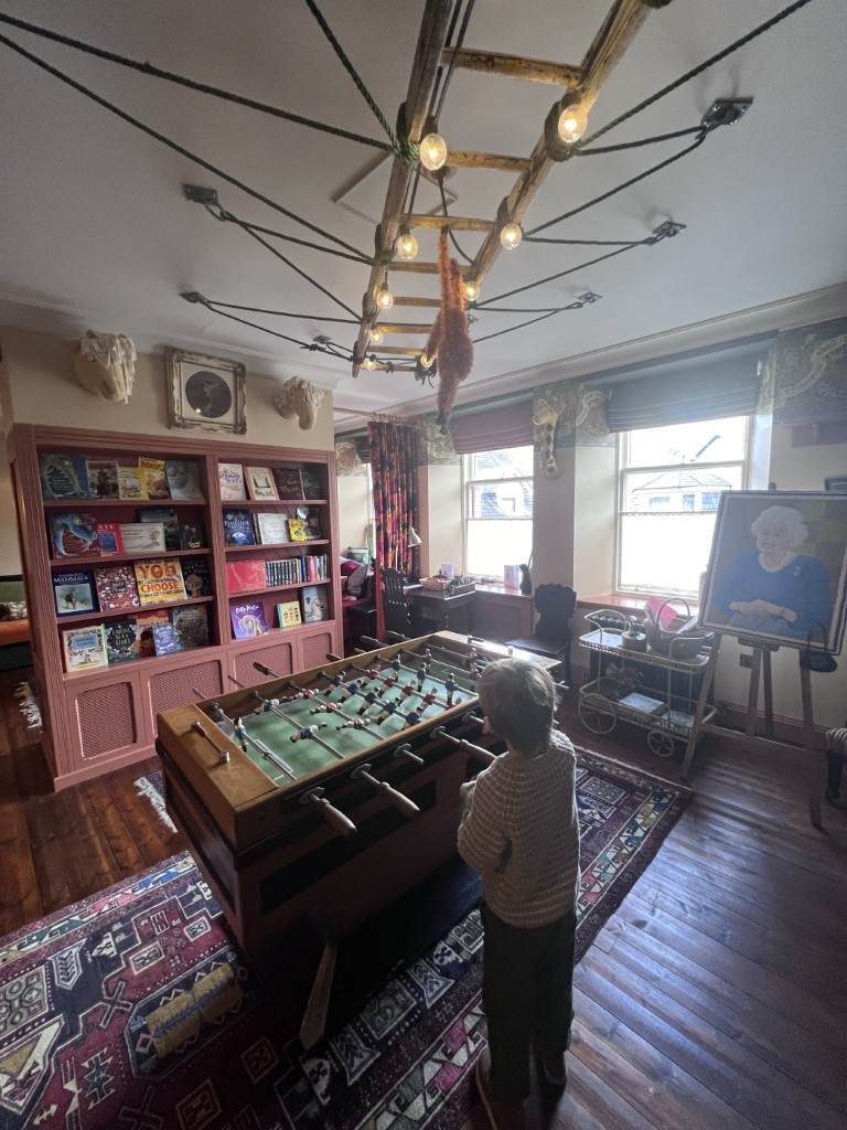Playing at a Foosball table