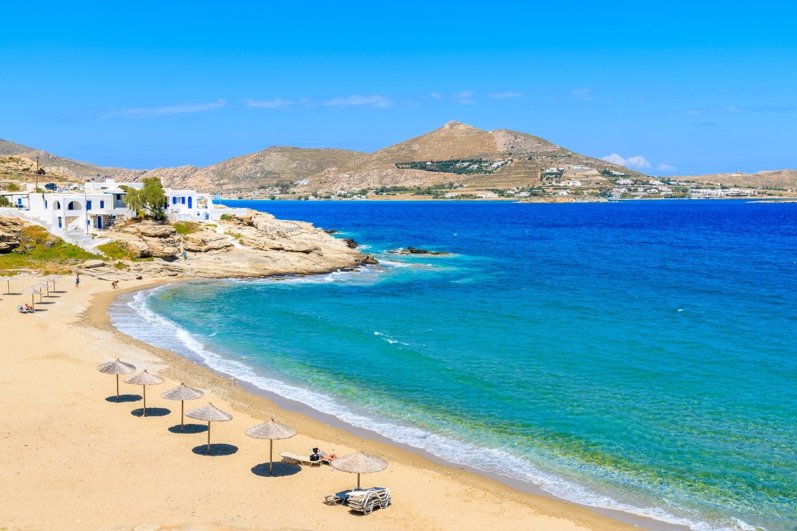 Beach in Paros, Greece