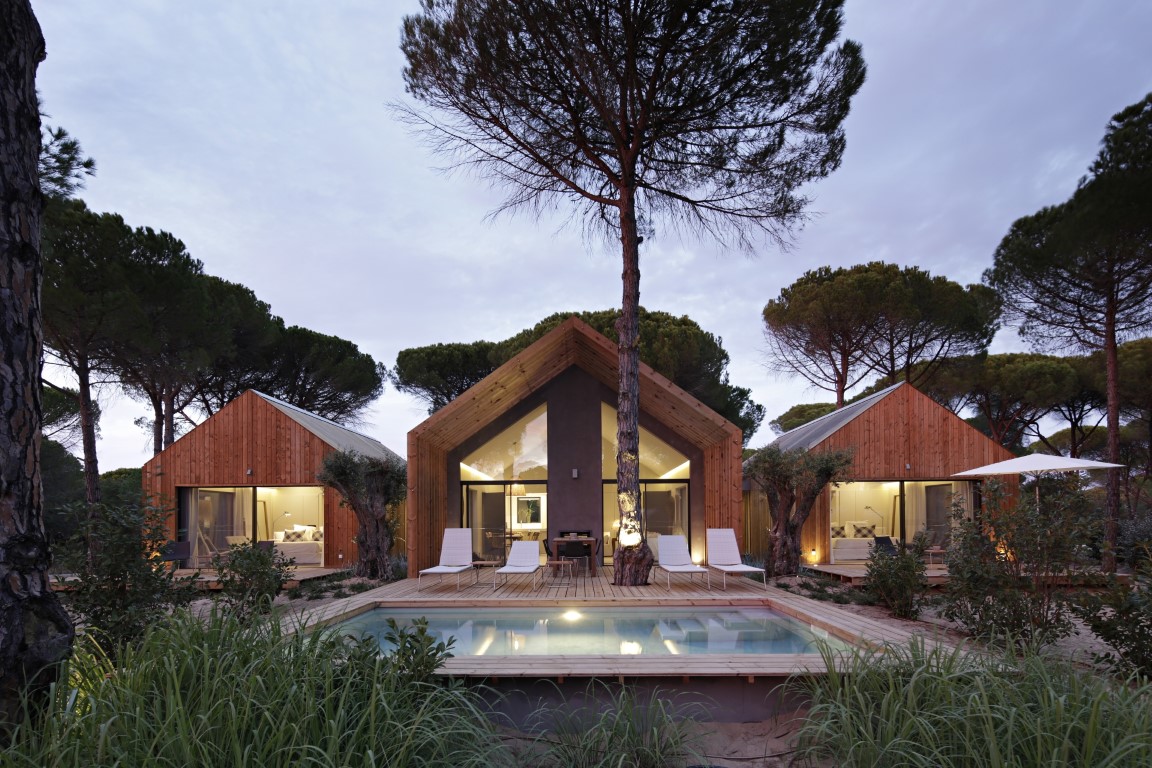 Villa garden in the sublime Comporta in Portugal