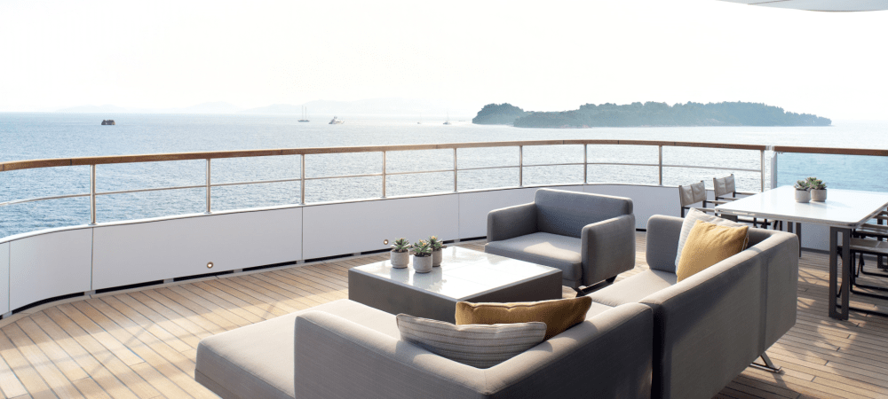 Deck of the Ritz-Carlton Evrima