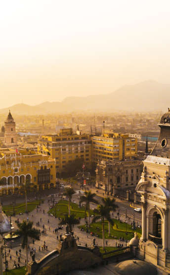 Buildings in Lima Peru