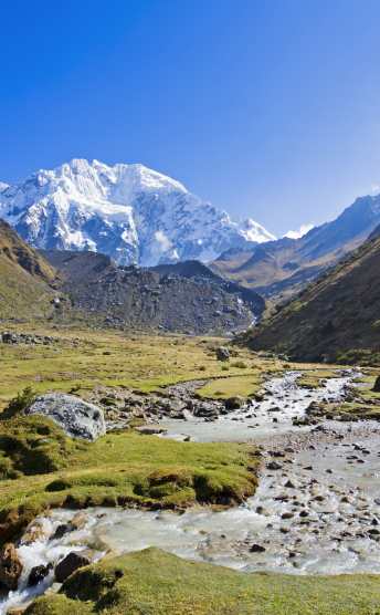 Salkantay river walk in Peru
