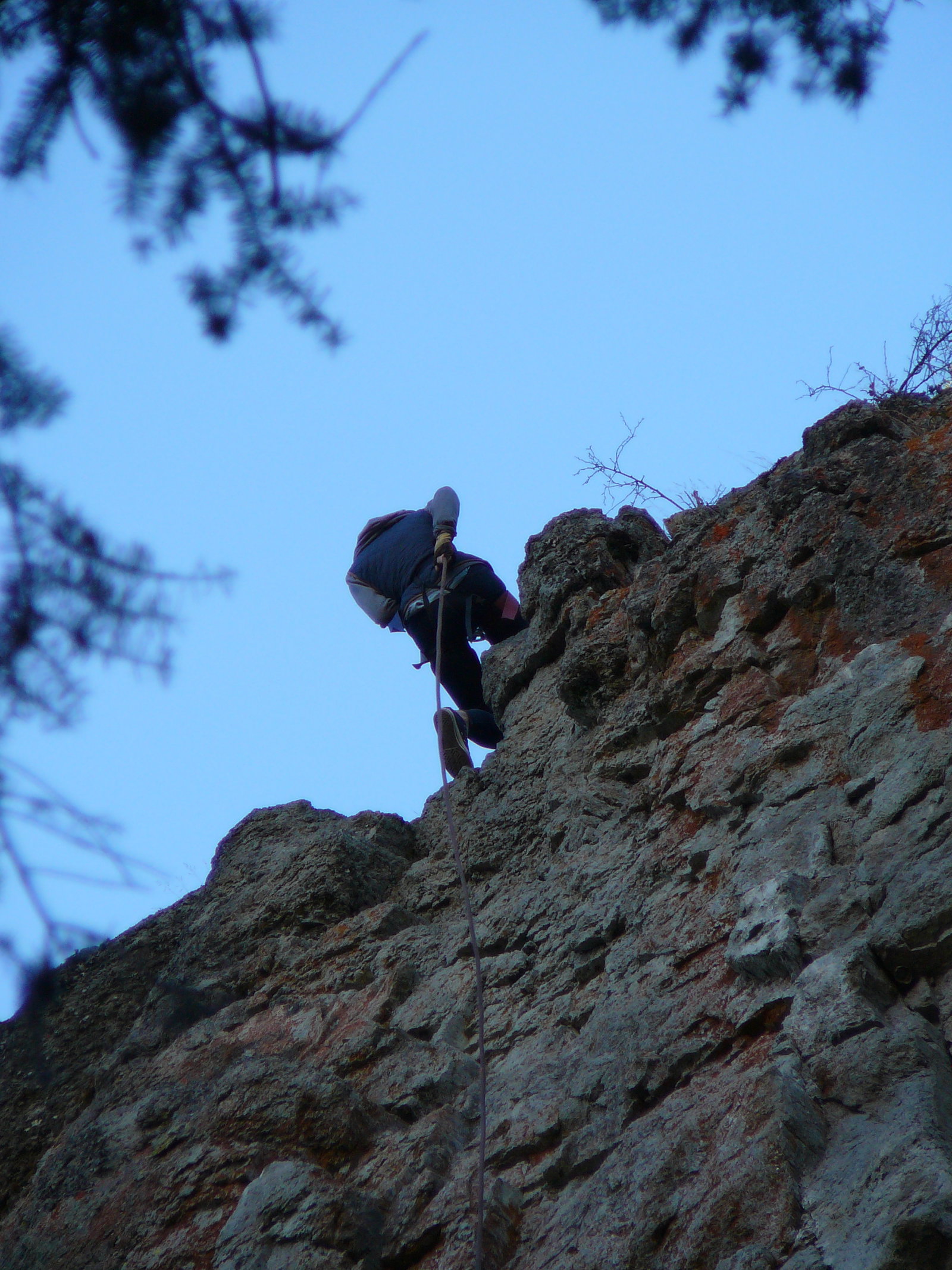 Kerri abseiling