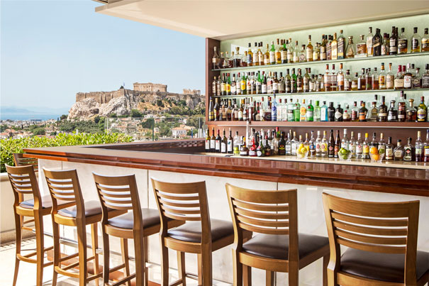Bar view at the GB Roof Garden