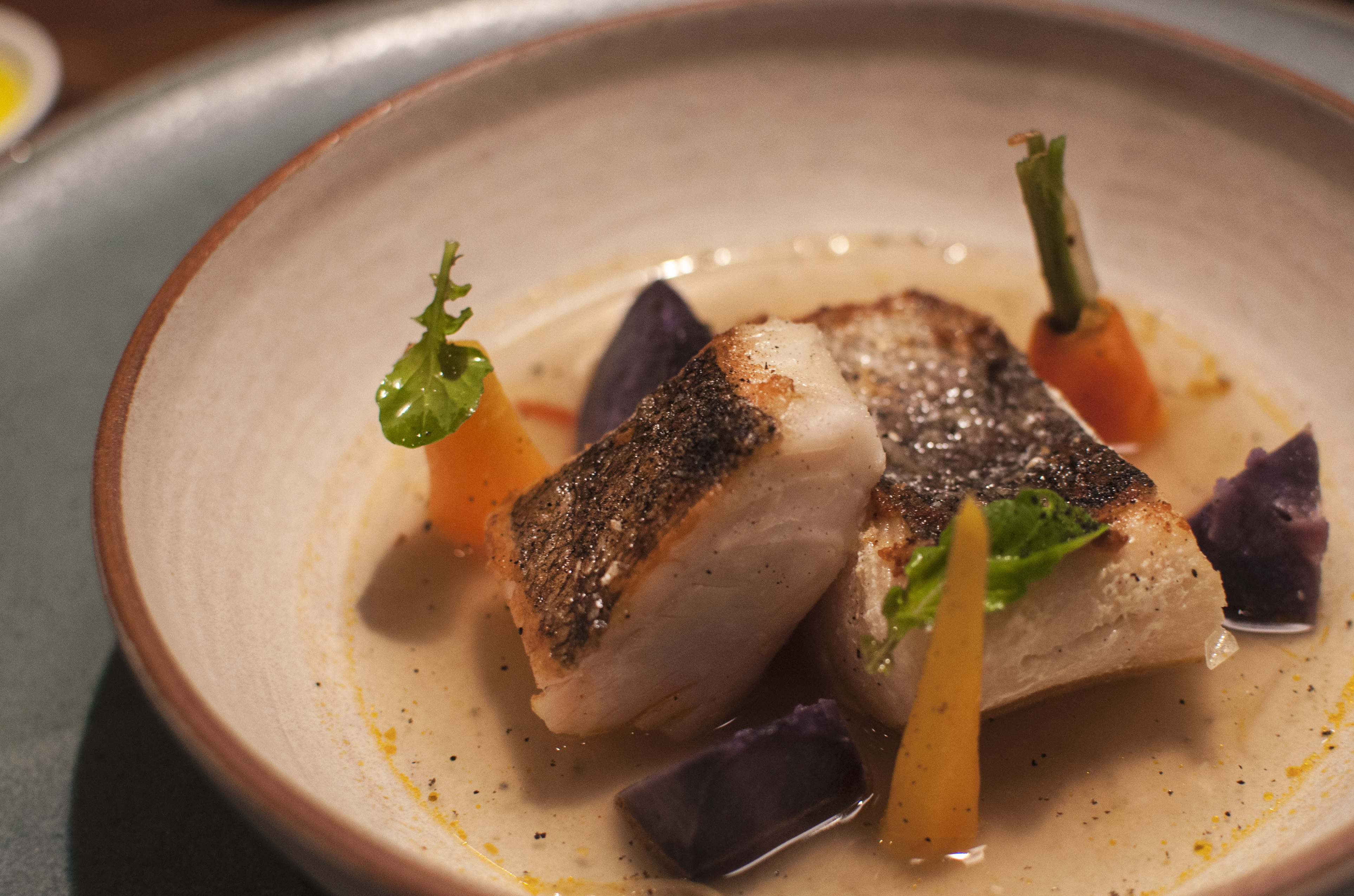 Chef Ziegler's grilled white fish