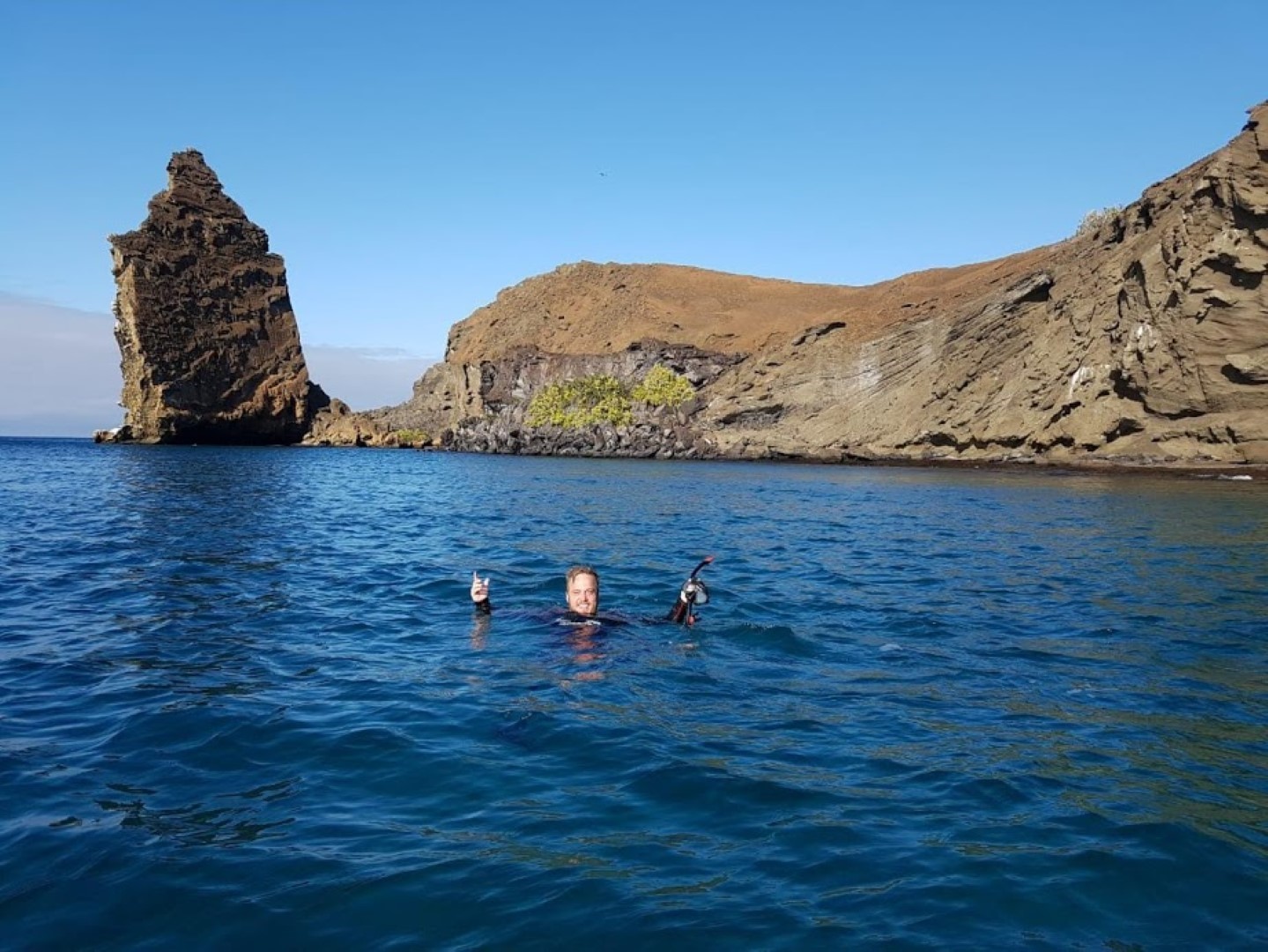 Jack Snorkeling in the Galapagos