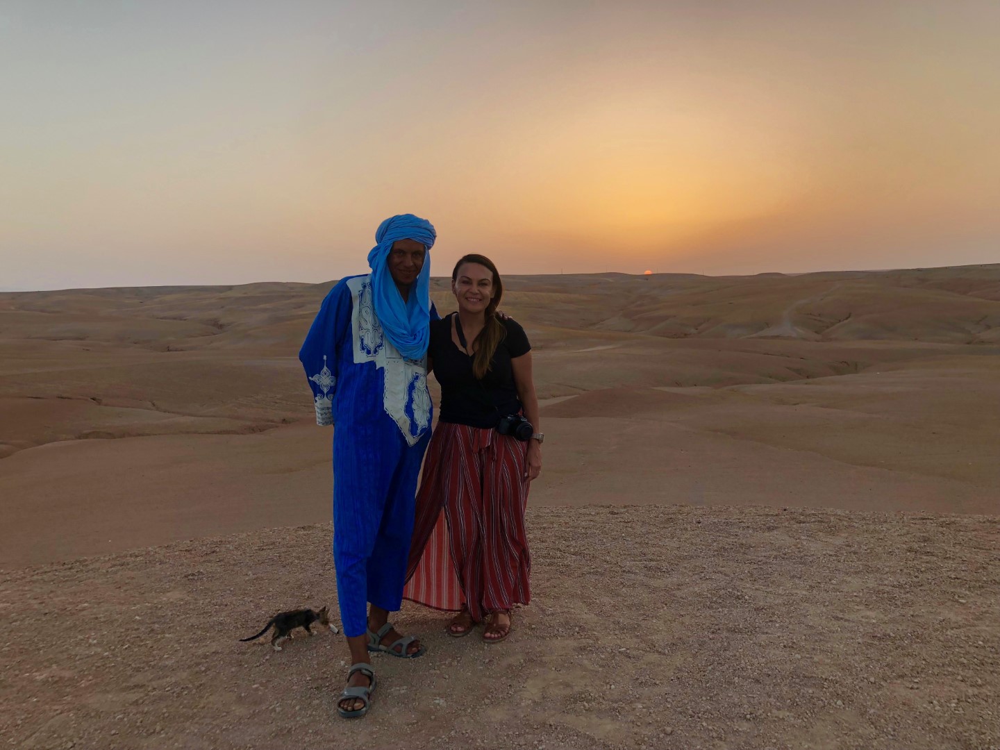 Rachael with Berber guide