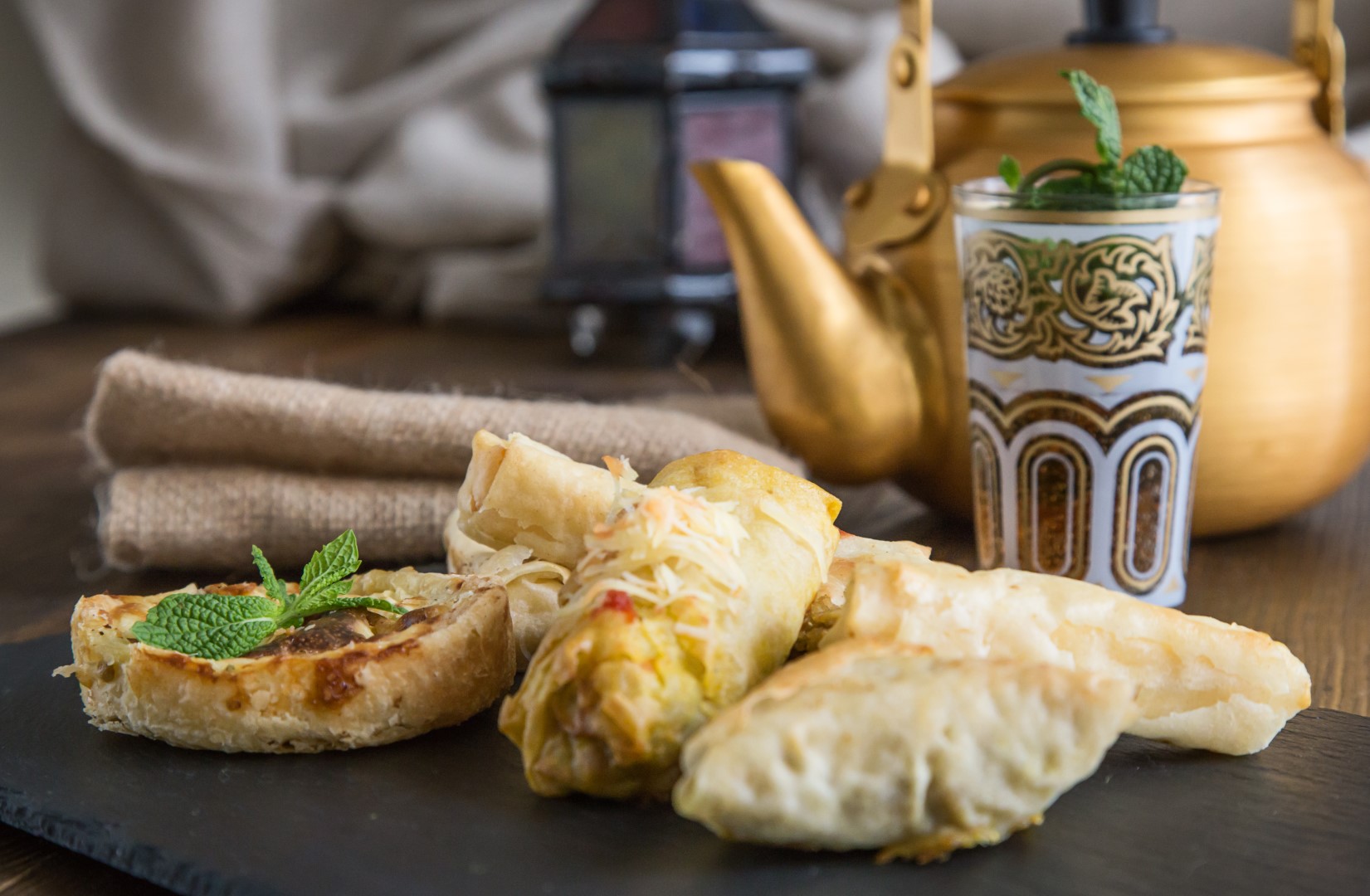 Traditional mint tea