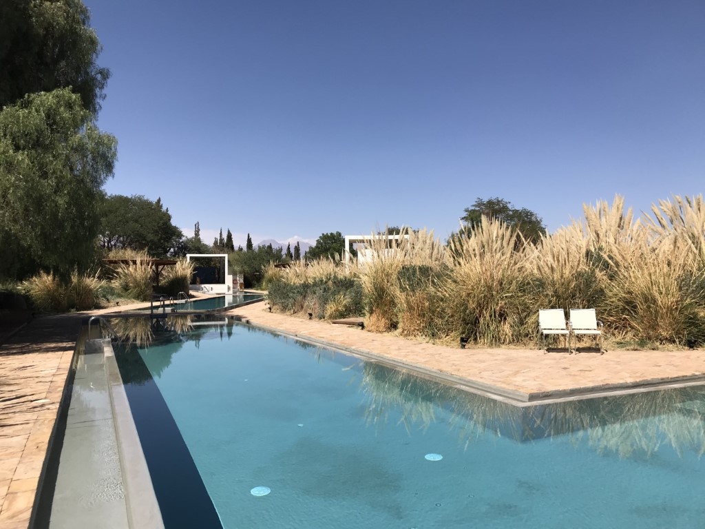 The pool at Explora Atacama Desert Hotel