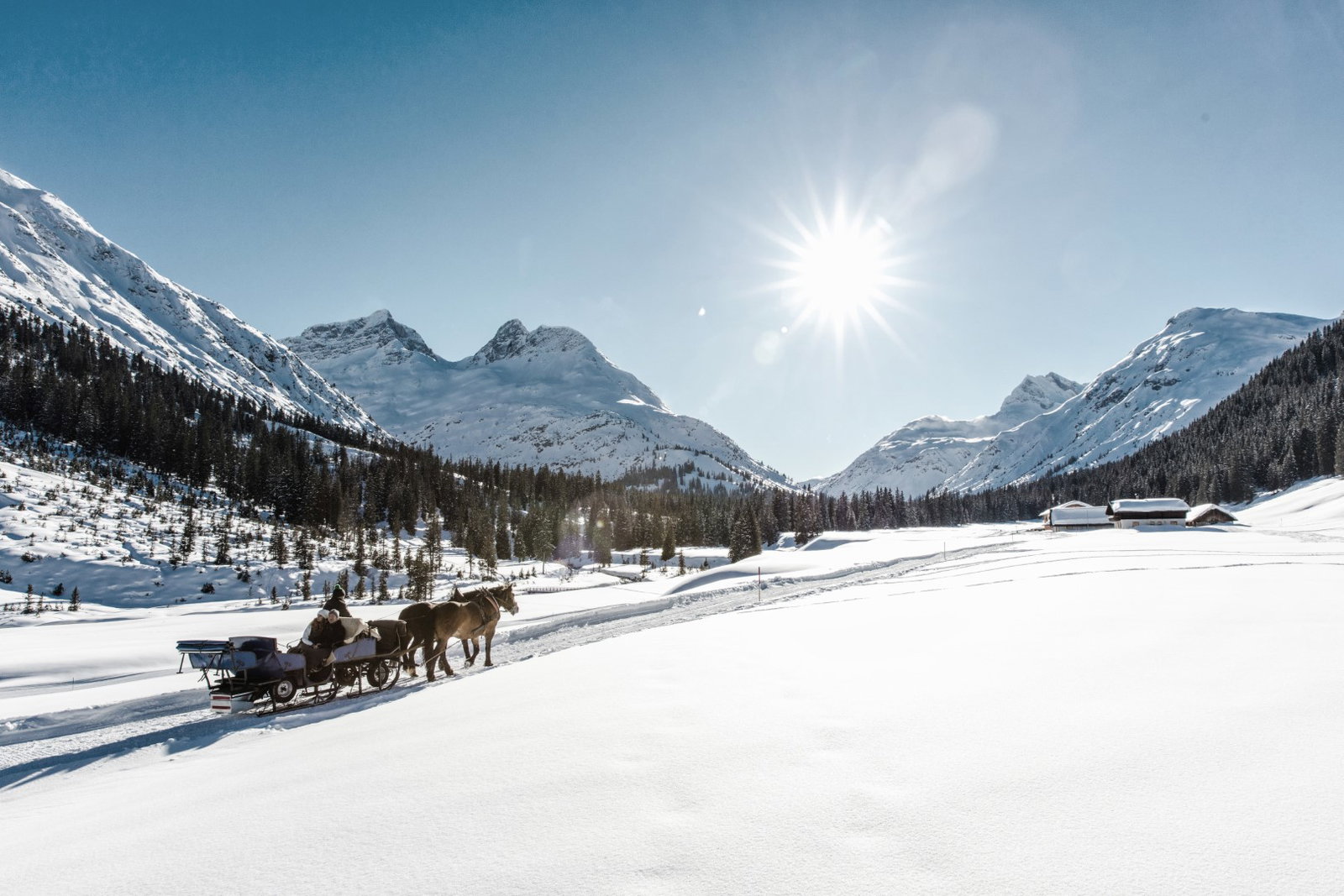 Sleigh ride to Älpele
