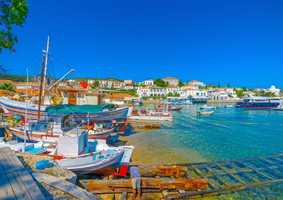 Harbor in Spetses