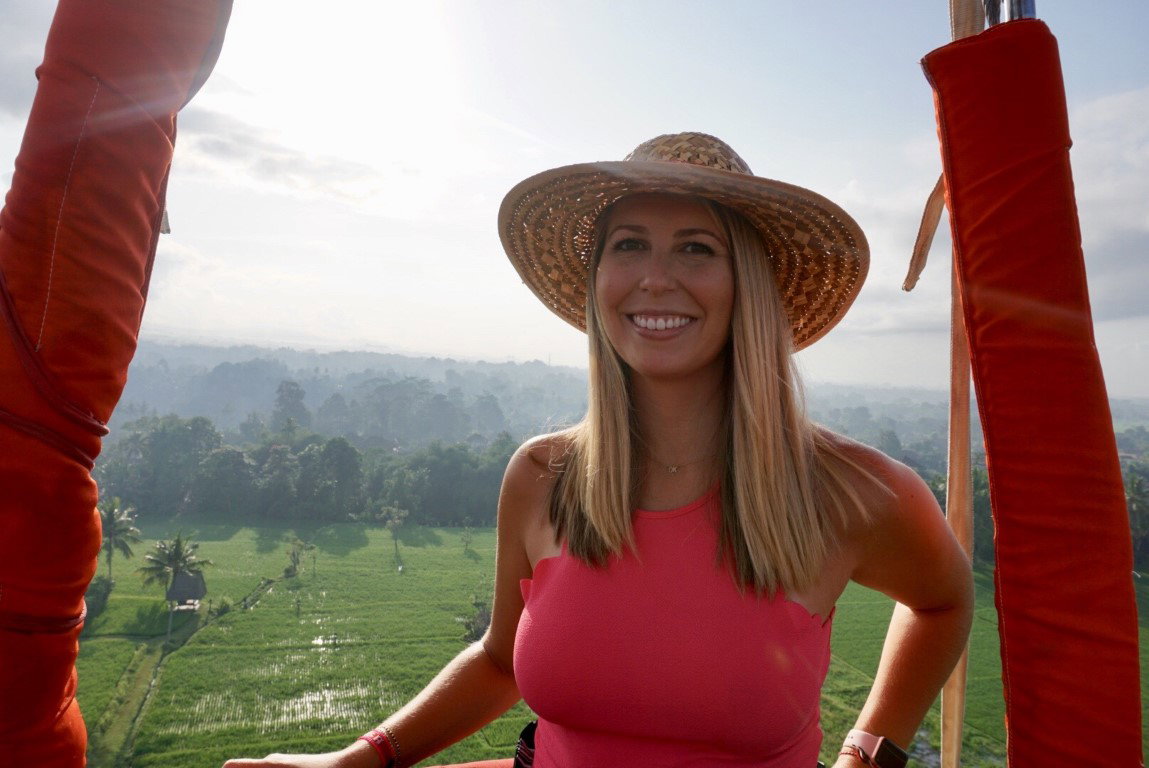 Alex hot air balloon ride